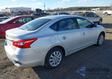 2017 Nissan Sentra S из США, поврежденный, VIN 3N1AB7AP3HY390048